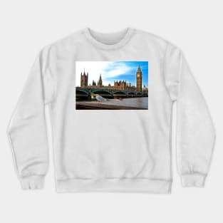 Big Ben Houses of Parliament Westminster Bridge London Crewneck Sweatshirt